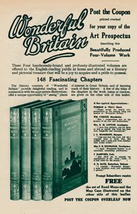 Anuncio del libro Maravillosa Gran Bretaña, 1935 de Unbekannt