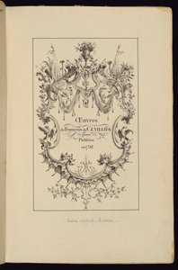 Obras de François de Cuvilliés el Viejo de Unbekannt