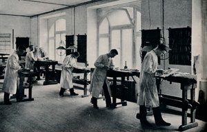 Taller de la escuela técnica de Artes y Oficios, Flensburg, Alemania, c. 1908 de Unbekannt
