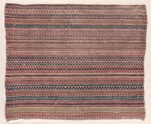 Textil de lana tejida, principios del siglo XIX de Unbekannt