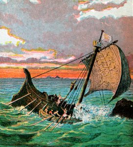 Naufragio del Barco Blanco, 1120, c. 1850 de Unbekannt