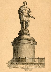 Diseño original de Wren para la cima del Monumento, 1897