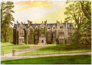 Abadía de Wroxton, Oxfordshire, hogar de la familia North, c1880 de Unbekannt