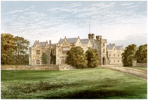 Abadía de Wytham, Oxfordshire, hogar del Conde de Abingdon, c1880 de Unbekannt