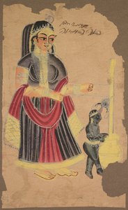 Yasoda y Krishna, 1800s