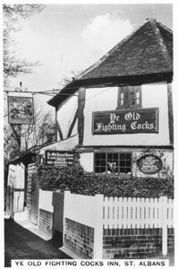 Ye Old Fighting Cocks Inn, St Albans, Hertfordshire, 1937 de Unbekannt