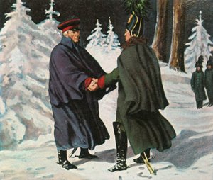 Encuentro de Yorck con el General Ruso Diebitsch, 25 de diciembre de 1812