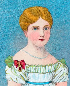 Joven Reina Victoria, entonces Princesa Alexandrina Victoria de Kent, c1829 c1902 de Unbekannt