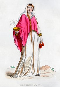 Joven mujer gala, 1882-1884 de Unbekannt