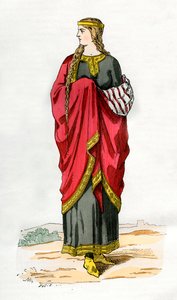 Joven mujer de la dinastía carolingia tardía, c990 1882-1884