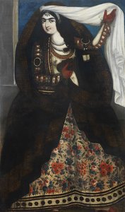 Joven mujer con chador, ca. 1844-1850 de Unbekannt