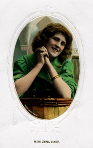 Zena Dare, actriz inglesa, principios del siglo XX