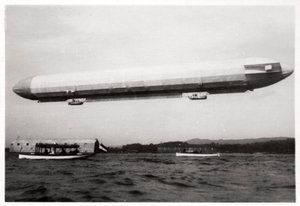 Zeppelin LZ3 en el aire, Alemania de Unbekannt