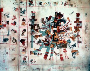 Forma zoomorfa del Códice Borgianus, Mixteca, México precolombino, c1400 de Unbekannt