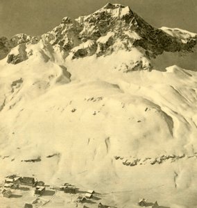 Zürs y el pico Hasenfluh, Vorarlberg, Austria, c1935 de Unbekannt