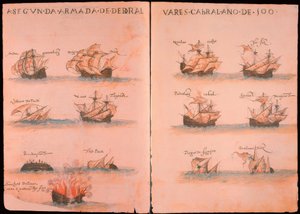 Flota portuguesa bajo Cabral 1500