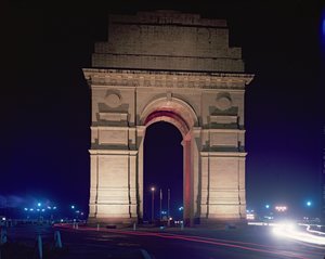 Arco del Memorial de Guerra de toda la India, Nueva Delhi por Sir Edwin Lutyens (1869-1944) de Unbekannt Unbekannt