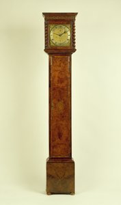 Reloj de pie de nogal de Carlos II, por Charles Gretton (fl.1672-1733) de Unbekannt Unbekannt