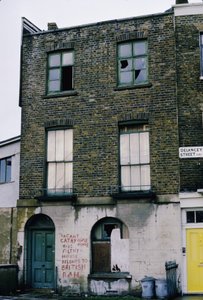 Casa abandonada, Camden Town, 1967