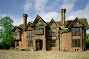 Dorney Court datando originalmente de c.1500, Escuela Inglesa, Dorney, cerca de Windsor, Berkshire, Reino Unido