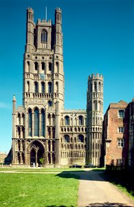 Catedral de Ely, (desde 1102), Fachada Oeste, Ely, Cambridgeshire, Reino Unido de Unbekannt Unbekannt