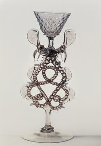 Copa con tallo de dragón Facon de Venise, siglo XVII de Unbekannt Unbekannt