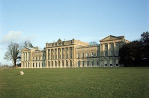 Heveningham Hall, Vista del exterior, construido c.1778 por Robert Taylor 1714-88, Suffolk, Reino Unido de Unbekannt Unbekannt