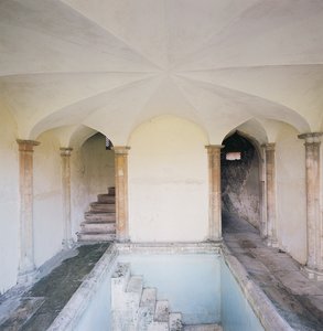 Interior de la Casa de Baños, Corsham Court, Wiltshire