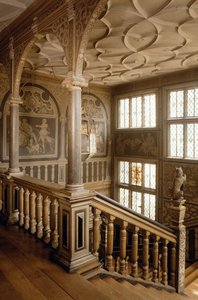 Knole House c.1610, La Escalera, Sevenoaks, Kent, Reino Unido