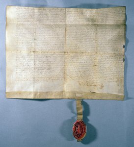 Cartas de elección por los bailes y el consejo de Queens ferry a favor del gremio de tejedores dentro de ese burgo de Unbekannt Unbekannt