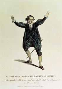 El Sr. Holman en el personaje de Romeo de Unbekannt Unbekannt