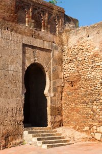 Niebla, Provincia de Huelva, Andalucía, sur de España. Puerta del Buey, una de las entradas a través de las murallas hacia la ciudad. de Unbekannt Unbekannt