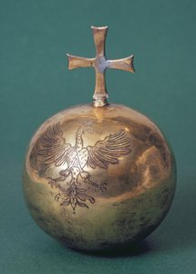 Orbe de la Reina Ana Jagellón, encargado por la Reina Ana como parte de su regalia de coronación, c.1572 de Unbekannt Unbekannt