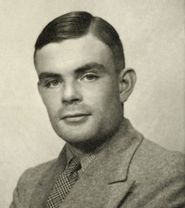 Retrato de Alan Mathison Turing