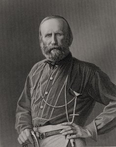 Retrato de Giuseppe Garibaldi (1807-82) grabado por William Holl (1807-71) de una fotografía, pub. por William Mackenzie de Unbekannt Unbekannt