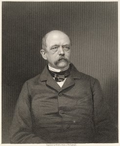 Retrato de Otto von Bismarck (1815-98) grabado por William Holl (1807-71) a partir de una fotografía, pub. por William Mackenzie de Unbekannt Unbekannt