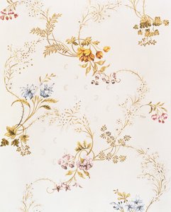 Diseño floral rococó asimétrico por Anna Maria Garthwaite, 1744 de Unbekannt Unbekannt