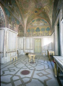 Sala di Ruggero por artesanos árabes y bizantinos, Palazzo dei Normanni, Palermo, Italia de Unbekannt Unbekannt