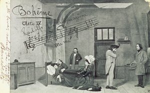 Escena del Acto IV de la ópera 