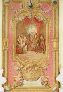 Escena de Don Quijote, tapiz de la Galería de los Regentes de Unbekannt Unbekannt