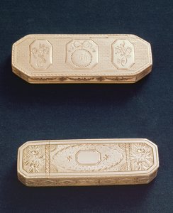 Estuches para mondadientes de plata por Samuel Pemberton, Birmingham, 1791