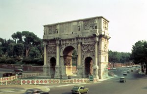 El Arco de Constantino desde el Noroeste de Unbekannt Unbekannt