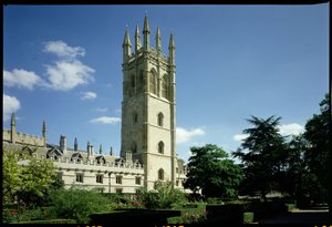 La Gran Torre, Magdalen College, Oxford, construida 1492-1509