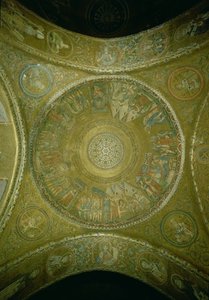 La Historia de José, mosaico de la tercera cúpula en el vestíbulo de la Basílica de San Marcos, Venecia de Unbekannt Unbekannt