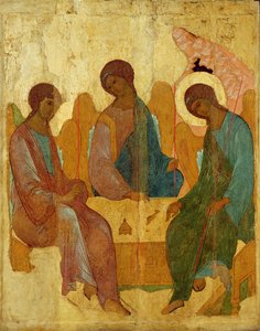 La Trinidad, icono ruso del siglo XVI