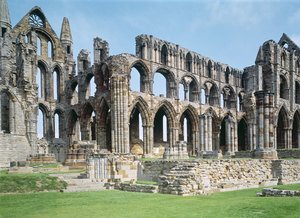 Vista de la Abadía de Whitby, North Yorkshire