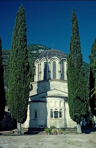 Vista de Nea Moni, mediados del siglo XI