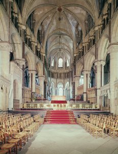 Vista del coro, Catedral de Canterbury, construida 1098-1130 de Unbekannt Unbekannt