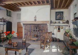 Vista de la cocina en la Casa de la Abadesa de Unbekannt Unbekannt