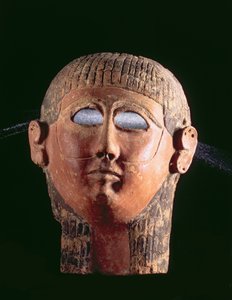 Máscara barbada, de Cartago, Túnez, Fenicia, siglo IV a.C. de Unbekannt